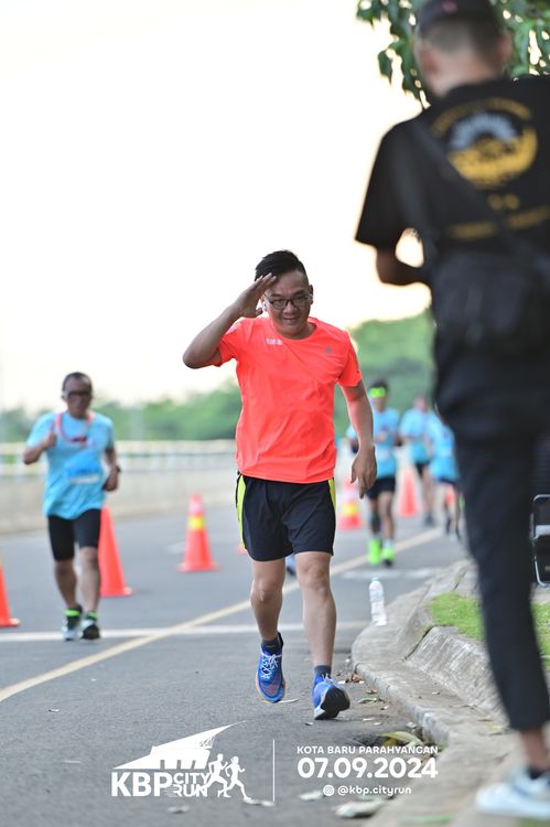 Race photo from KBP City Run 2024