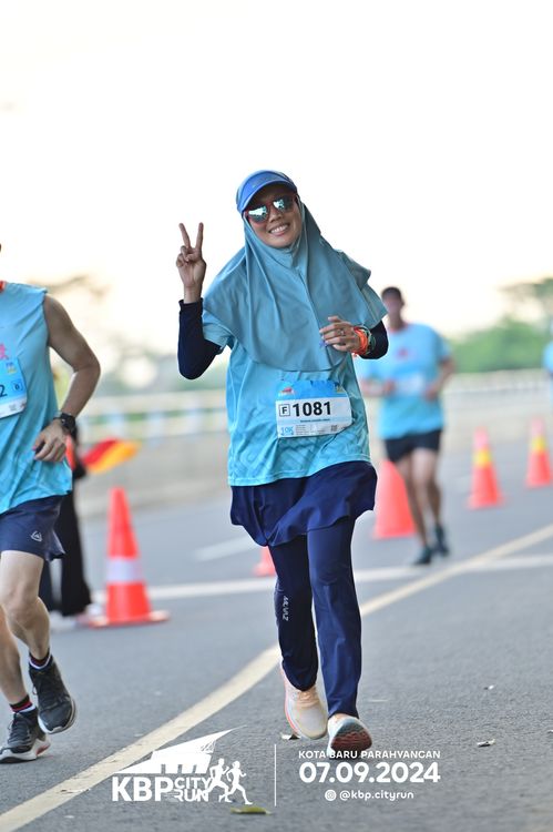 Race photo from KBP City Run 2024