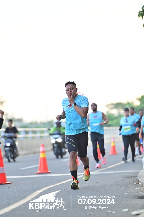 Race photo from KBP City Run 2024