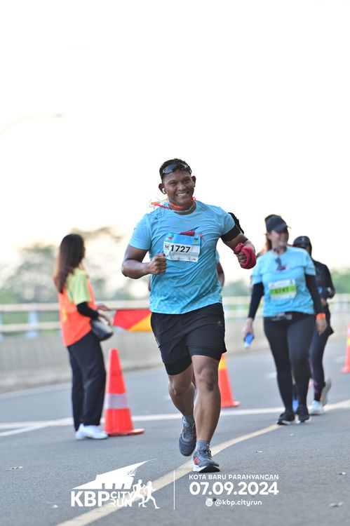 Race photo from KBP City Run 2024