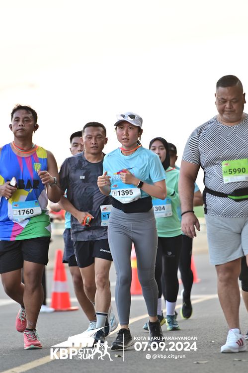 Race photo from KBP City Run 2024