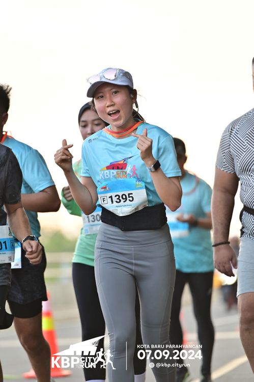 Race photo from KBP City Run 2024