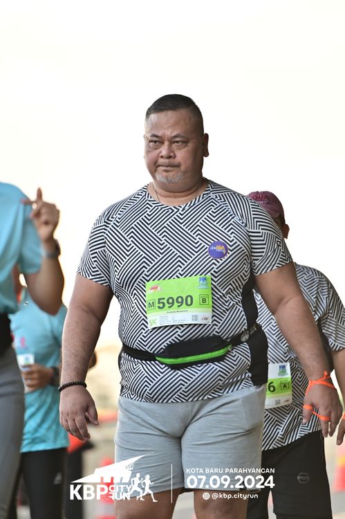 Race photo from KBP City Run 2024