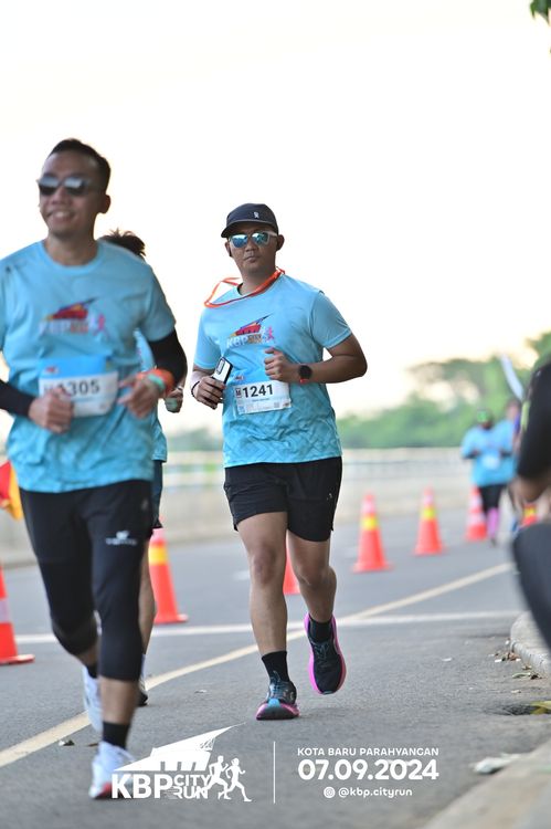 Race photo from KBP City Run 2024