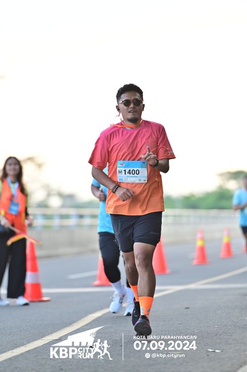 Race photo from KBP City Run 2024