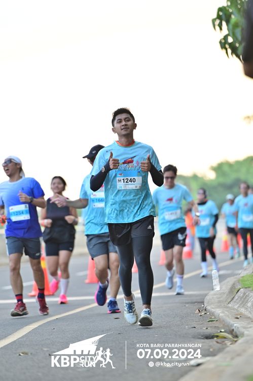 Race photo from KBP City Run 2024