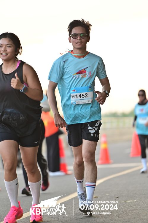 Race photo from KBP City Run 2024
