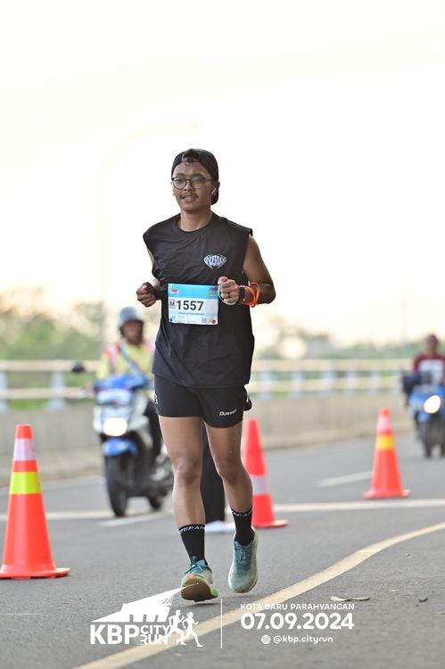 Race photo from KBP City Run 2024