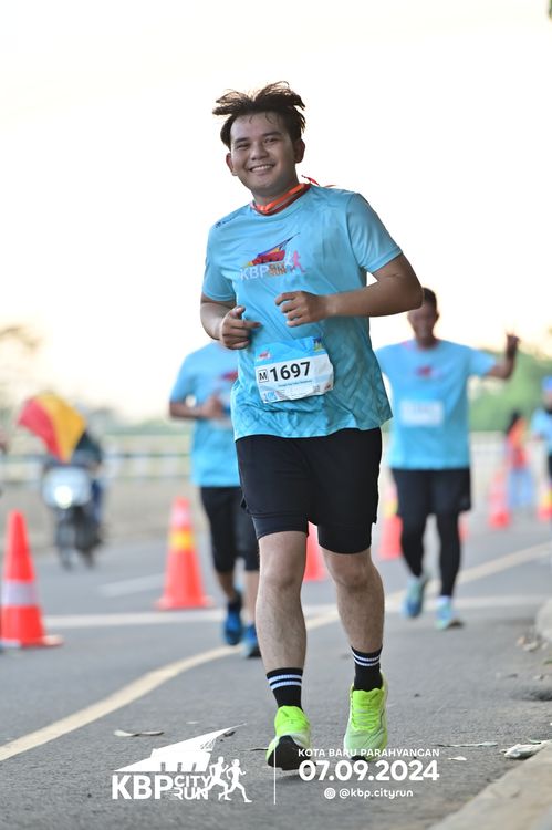 Race photo from KBP City Run 2024