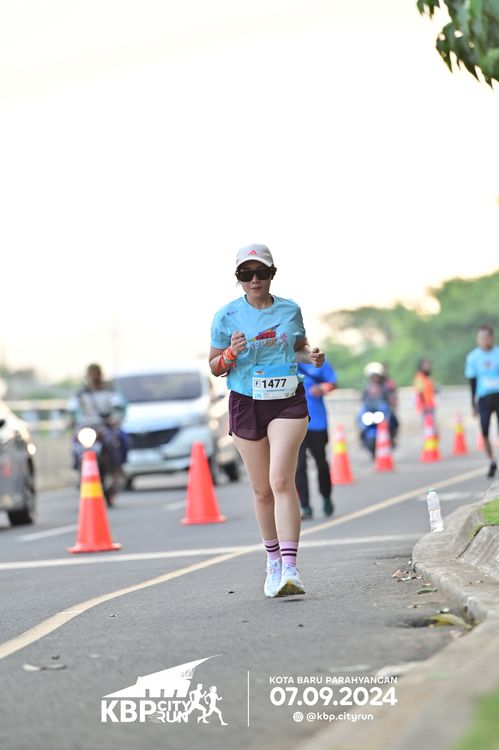 Race photo from KBP City Run 2024