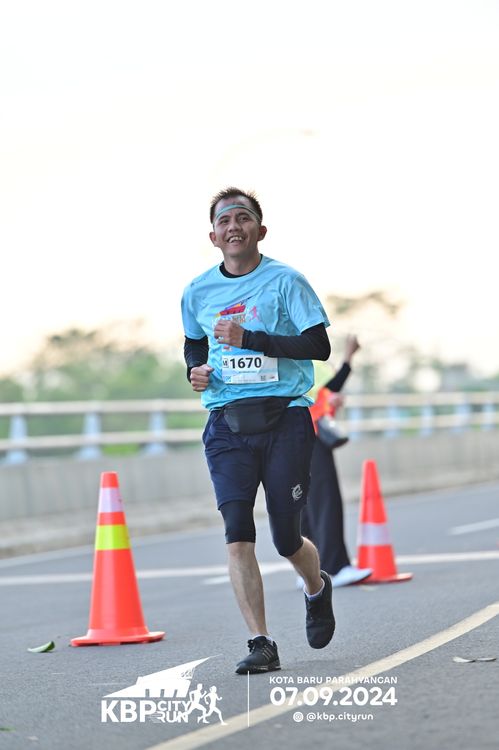 Race photo from KBP City Run 2024