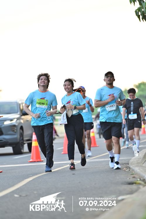 Race photo from KBP City Run 2024