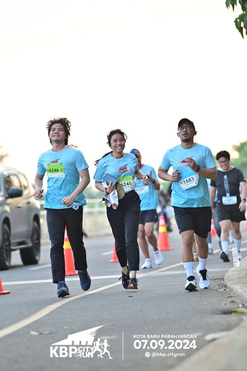Race photo from KBP City Run 2024