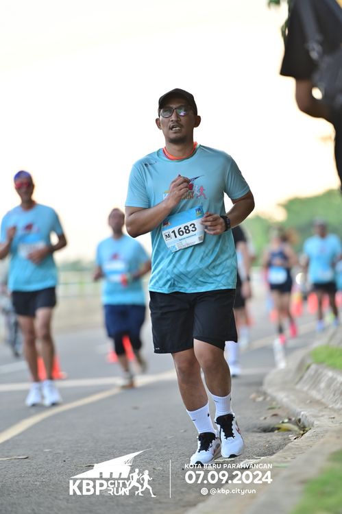 Race photo from KBP City Run 2024