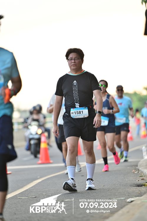 Race photo from KBP City Run 2024