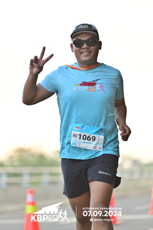 Race photo from KBP City Run 2024