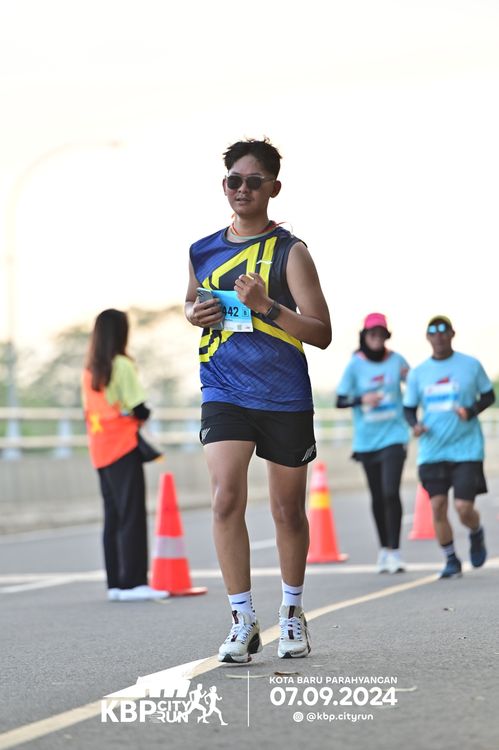 Race photo from KBP City Run 2024