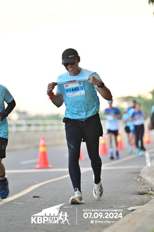 Race photo from KBP City Run 2024