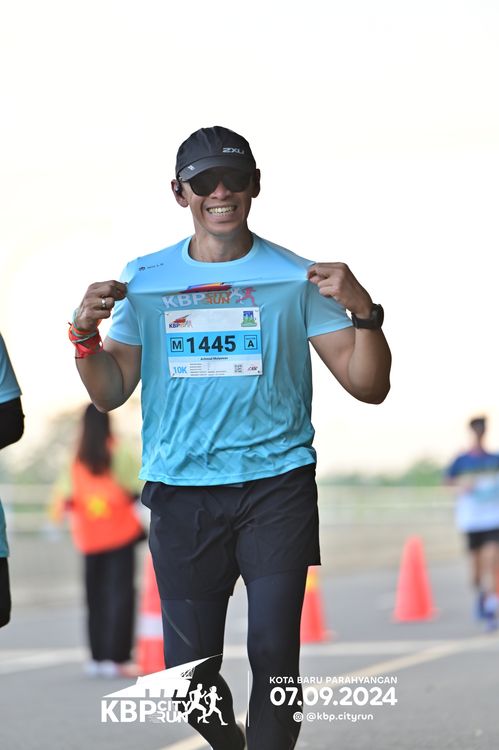 Race photo from KBP City Run 2024