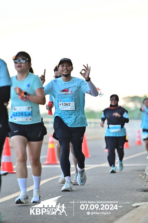 Race photo from KBP City Run 2024