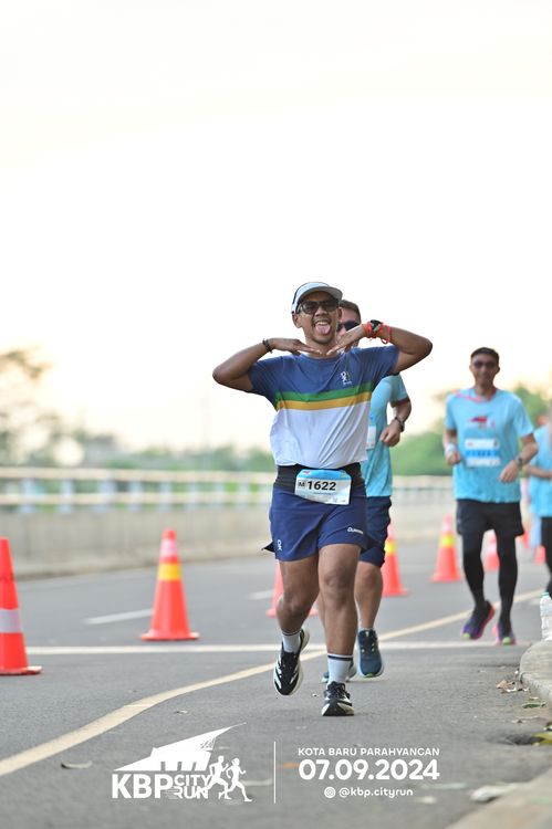 Race photo from KBP City Run 2024