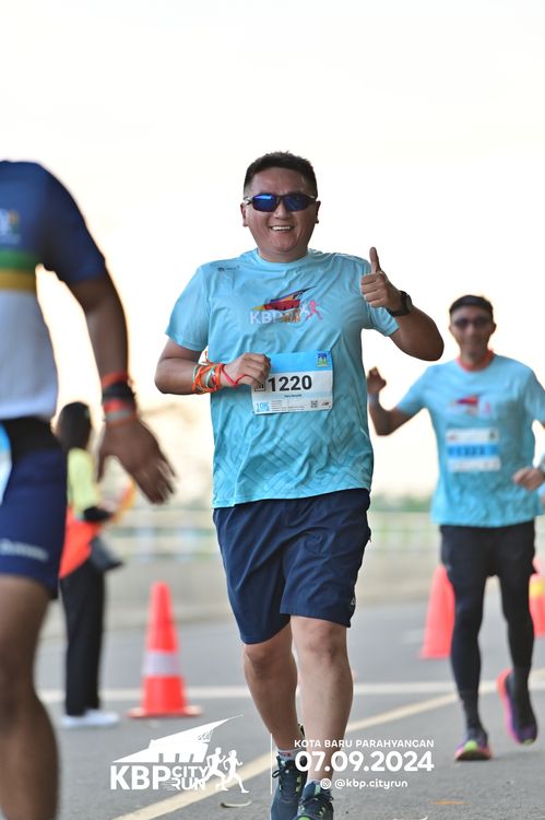 Race photo from KBP City Run 2024