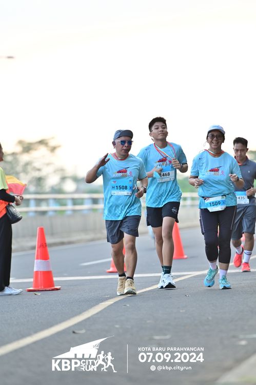 Race photo from KBP City Run 2024