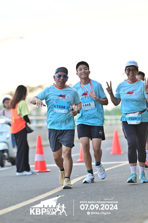 Race photo from KBP City Run 2024
