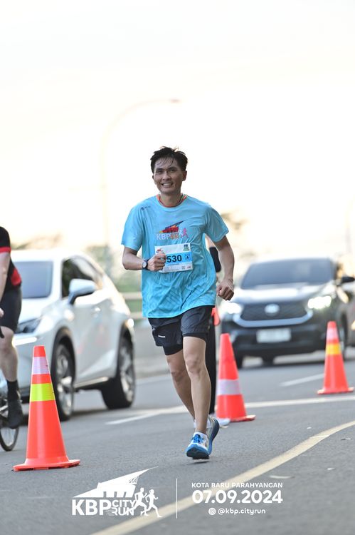 Race photo from KBP City Run 2024