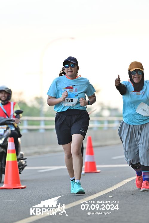 Race photo from KBP City Run 2024