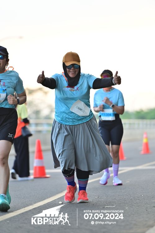 Race photo from KBP City Run 2024