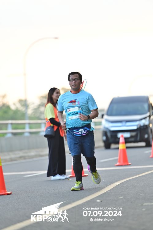 Race photo from KBP City Run 2024