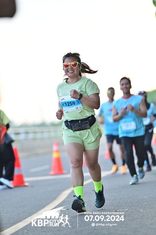 Race photo from KBP City Run 2024