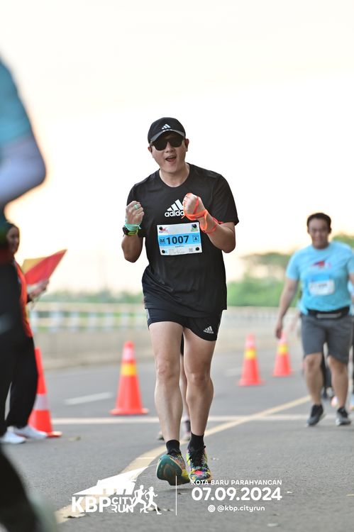 Race photo from KBP City Run 2024