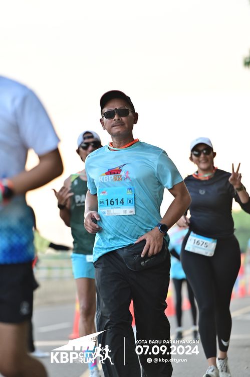 Race photo from KBP City Run 2024