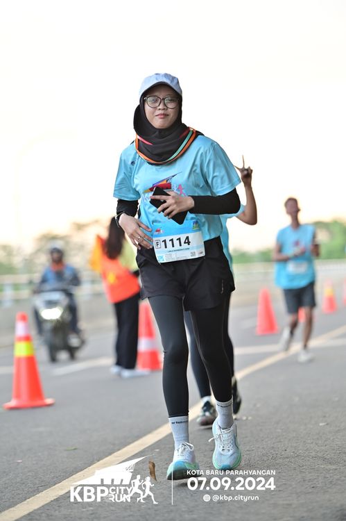 Race photo from KBP City Run 2024