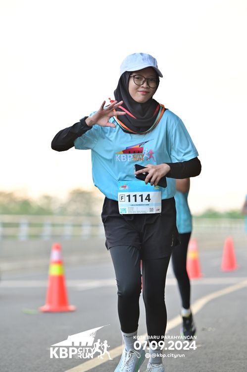 Race photo from KBP City Run 2024
