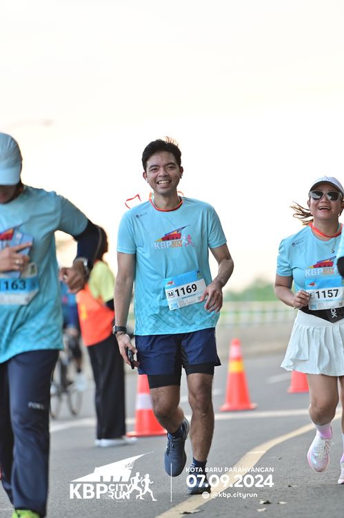 Race photo from KBP City Run 2024