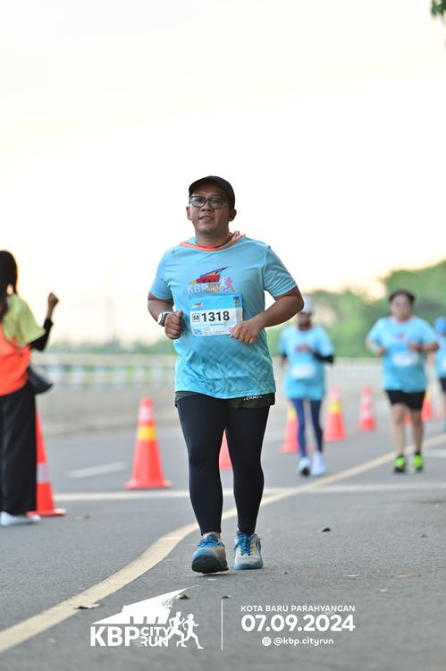 Race photo from KBP City Run 2024
