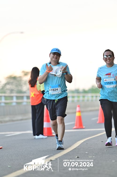 Race photo from KBP City Run 2024
