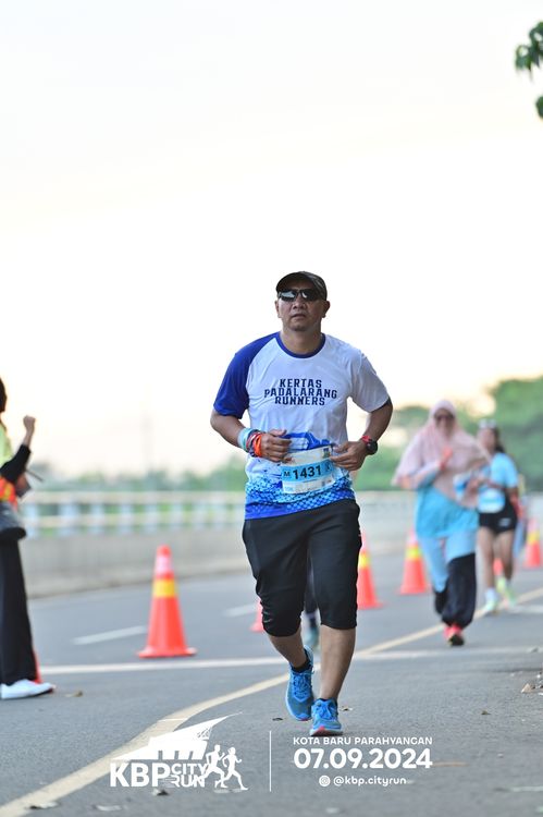 Race photo from KBP City Run 2024