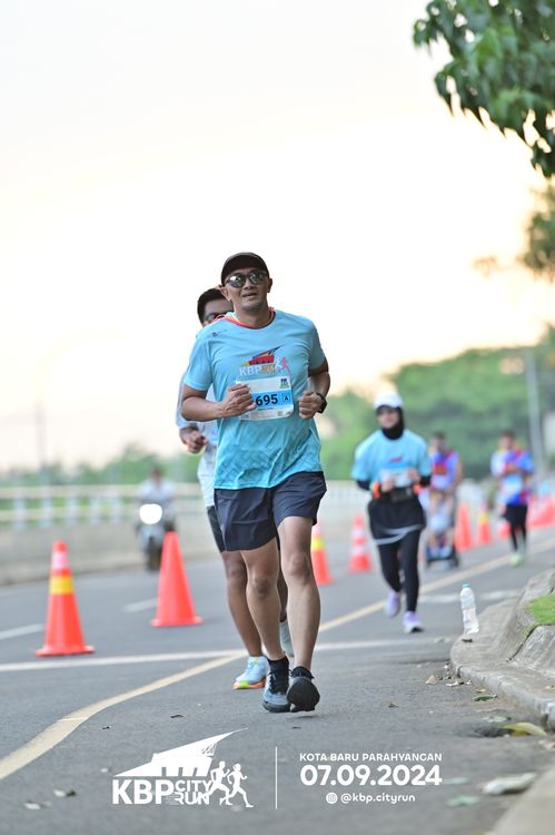 Race photo from KBP City Run 2024