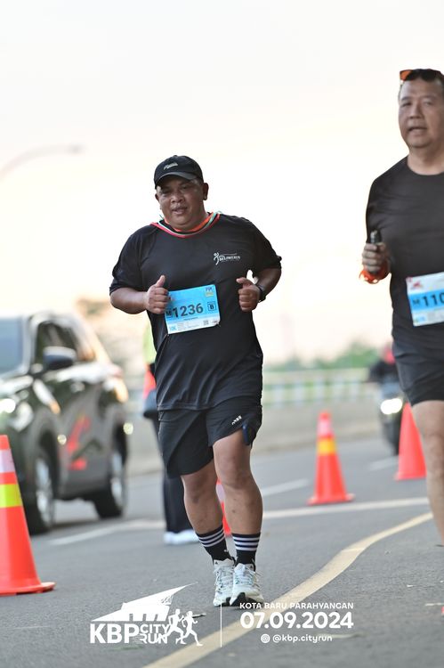 Race photo from KBP City Run 2024
