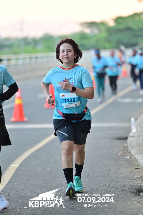 Race photo from KBP City Run 2024