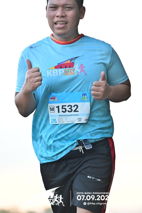 Race photo from KBP City Run 2024