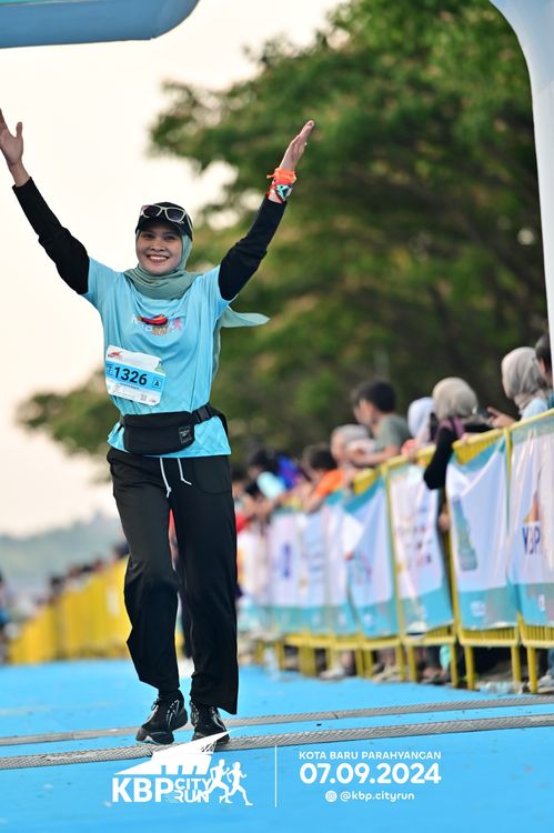 Race photo from KBP City Run 2024