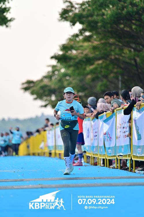Race photo from KBP City Run 2024