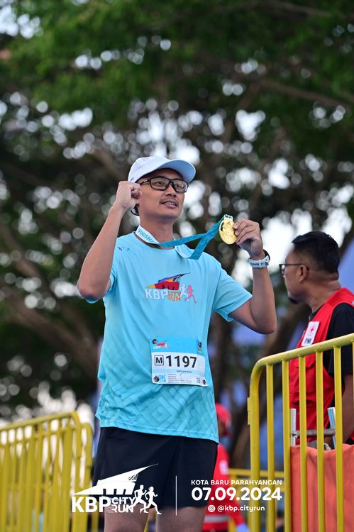 Race photo from KBP City Run 2024