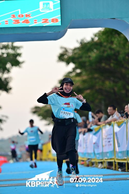 Race photo from KBP City Run 2024