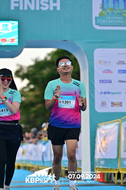 Race photo from KBP City Run 2024